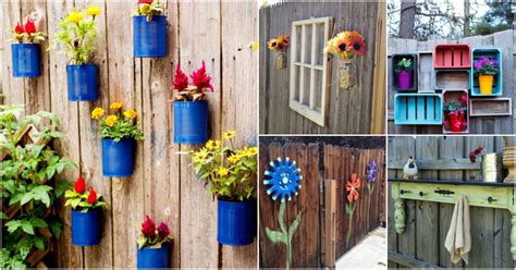 30 Eye-Popping Fence Decorating Ideas That Will Instantly Dress Up Your ...