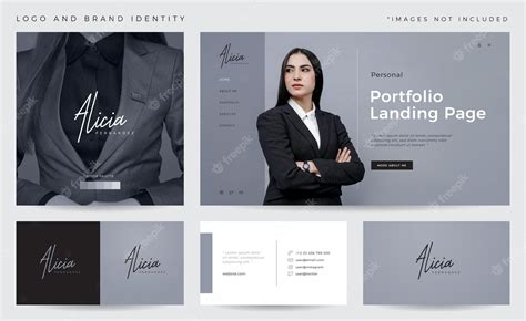 Premium Vector | Personal Portfolio Logo and Brand Identity