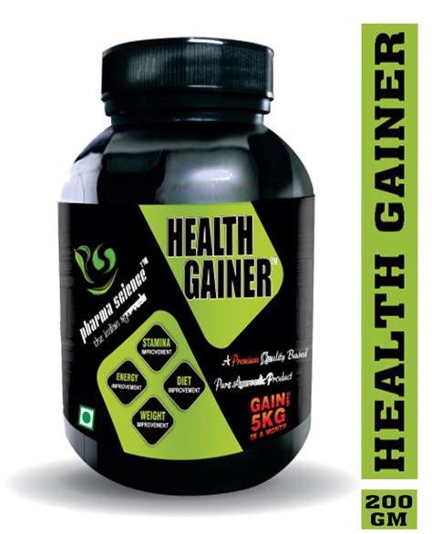 200 gm Pharmascience Ayurvedic Herbs Natural Weight Gain Supplements ...