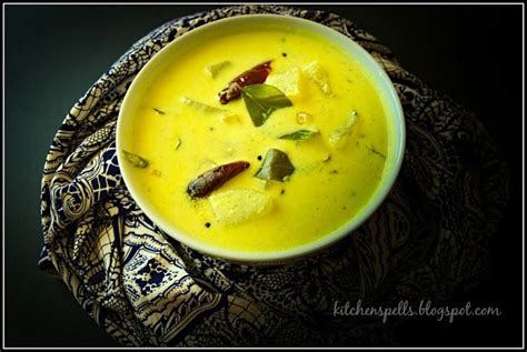 Kitchen Spells: Vellarikka Pulissery/ Vellarikka Moru Curry | Ingredients recipes, Cooked ...