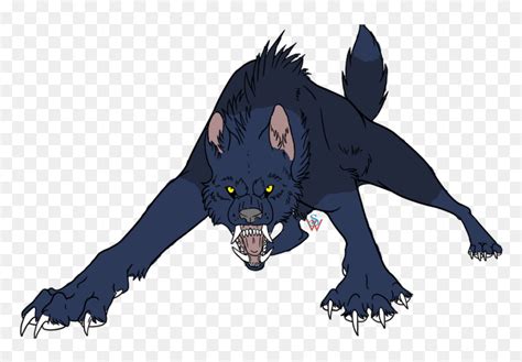 Anime Angry Wolf Drawings, - Anime Angry Wolf Drawing, HD Png Download - vhv