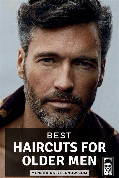 63 Best Hairstyles For Older Men in 2024 | Older mens hairstyles, Beard styles, Beautiful men