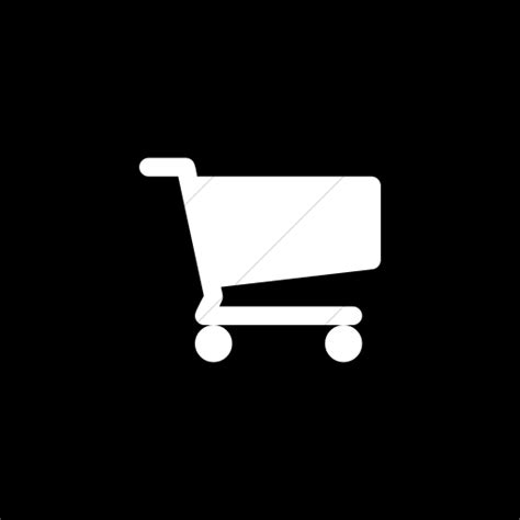 Shopping Cart Icon White #66319 - Free Icons Library