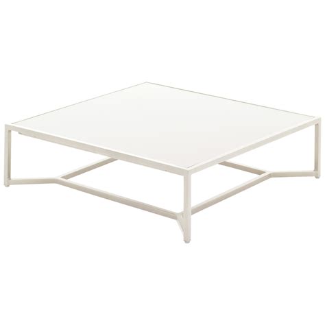 Gloster Bloc Low Outdoor Coffee Table, White - review, compare prices, buy online
