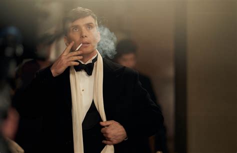 Why does Tommy Shelby rub cigarettes on his lips in Peaky Blinders?