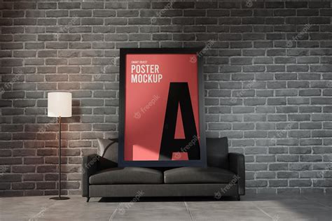 Premium PSD | Frame poster, billboard mockup