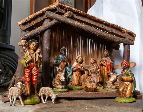 Vintage Nativity Set Creche / Made in Italy Nativity Set / | Etsy