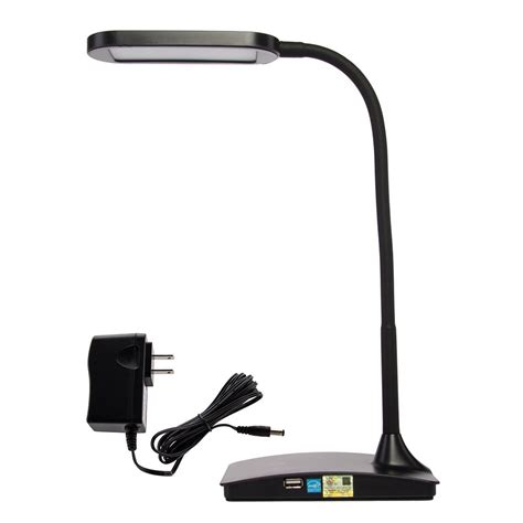 TW Lighting IVY-40BK The IVY LED Desk Lamp with USB Port, 3-Way Touch Switch, 812289021207 | eBay