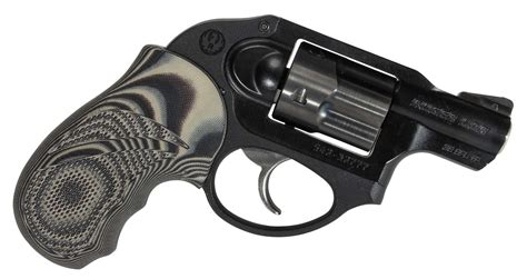 Pachmayr 61232 G10 Tactical Grips Ruger LCR Laminate Checkered Gray/Black | Range USA