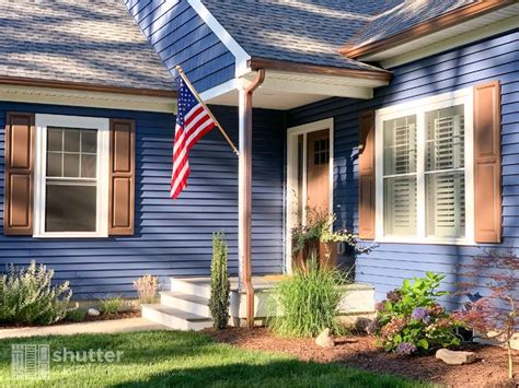 Exterior Home Shutters | Shutters exterior, Exterior vinyl shutters ...