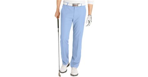 Izod Golf Pants Slimfit Solid Pants in Blue for Men | Lyst