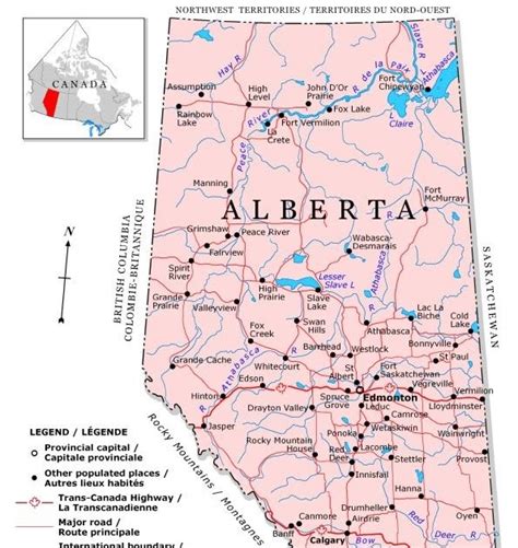 Hudson Alberta Canada Map - Africa Map