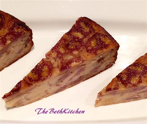 Bánh Chuối Nướng - Baked Banana Cake