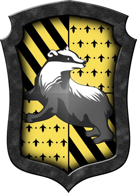 Hufflepuff Crest by GeijvonTaen on DeviantArt