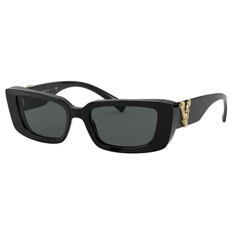 Versace - Sunglasses Versace Virtus Rectangular - Black - Sunglasses ...