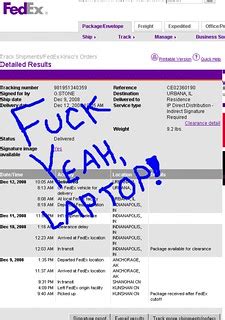 Laptop Fedex Shipping Information | benjamin sTone | Flickr