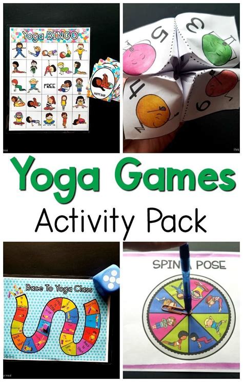 Yoga Games - Pink Oatmeal Shop | Yoga games, Yoga for kids, Kids yoga games