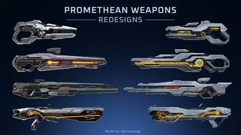 Promethean weapon (Suppressor, Light Rifle, Binary Rifle, & Scattershot ...