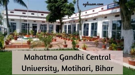 Mahatma Gandhi Central University Bihar (MGCUB)