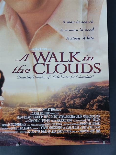 Original Posters :: Romance/ Comedy :: A Walk in the Clouds - Poster Hub