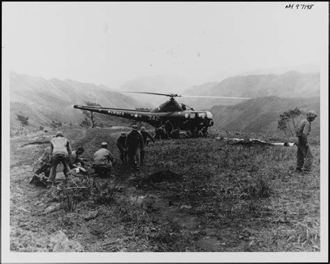 NH 97198 Korean War Helicopter Medical Evacuation, 1951