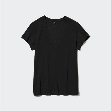 Slub Jersey V-Neck Short-Sleeve T-Shirt | UNIQLO US