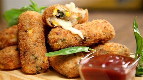 Potato Croquettes Recipe - Easy To Make Snack Recipe | The Bombay Chef - Varun Inamdar ...