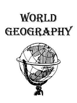 World Geography Binder Cover, World Map, Flags of the World | World geography, Geography cover ...