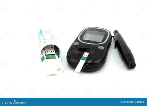 The Glucometer, Test Strips, Stock Image | CartoonDealer.com #56810137