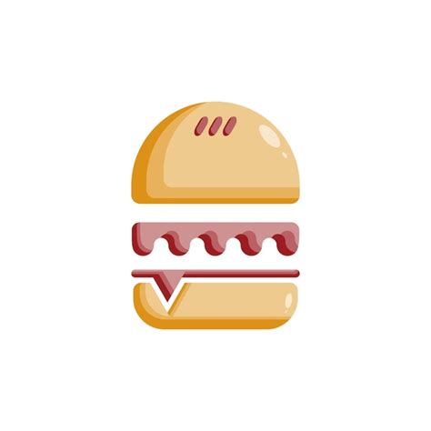 Premium Vector | Burger vector logo icon