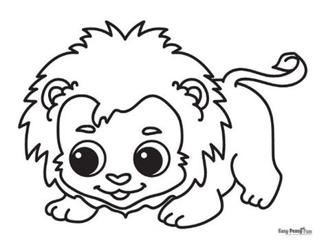 Printable Lion Coloring Pages – 30 Sheets - Easy Peasy and Fun