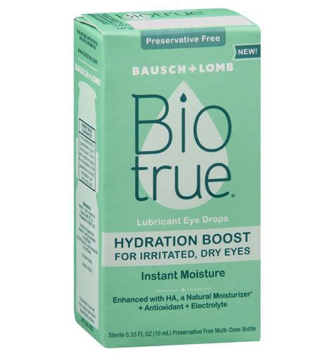 Biotrue® Hydration Boost Lubricant Eye Drops