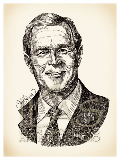 Portrait of George W. Bush