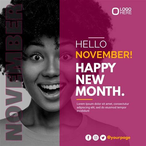 200+ customizable design templates for ‘happy new month’ Flyer And Poster Design, Graphic Design ...