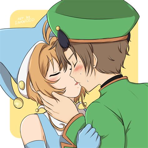 Cardcaptor Sakura Sakura And Syaoran Kiss