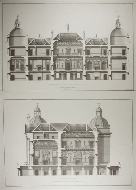 55 Houghton Hall, sections | Diagram architecture, Houghton hall ...