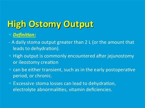 Colostomy complications