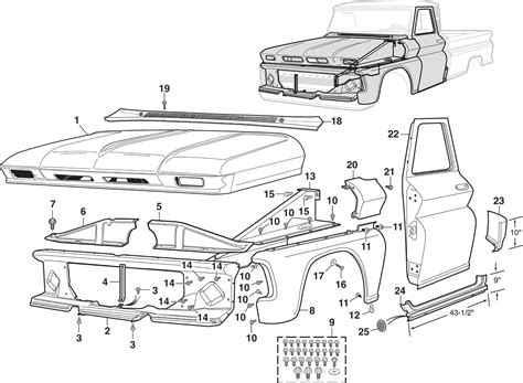 Front Steel Body Parts | Chevy trucks, Custom chevy trucks, Chevy