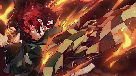 Tanjiro Dance Of The Fire God Live Wallpaper - WallpaperWaifu