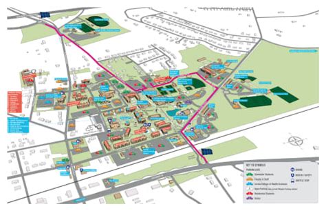 Wingate University Campus Map – Map Vector