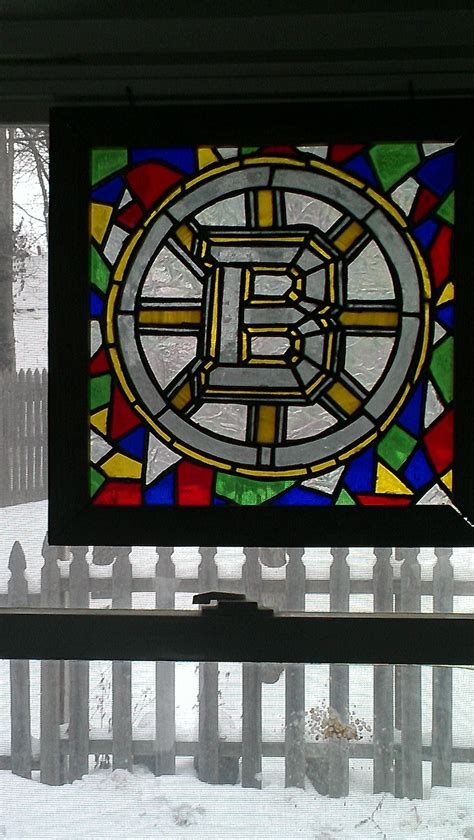 Made my bf stained glass window art : r/nhl