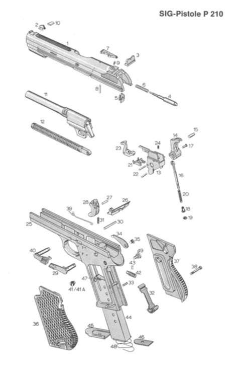 Sig P210 Target Schematic | Images and Photos finder