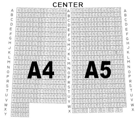 Seating Chart - The Muny