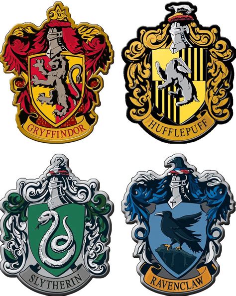 Hogwarts House Crest Ornaments | Harry potter logo, Harry potter ...