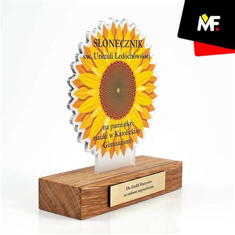 Sunflower trophy - Modern Forms - producent of medals and trophies