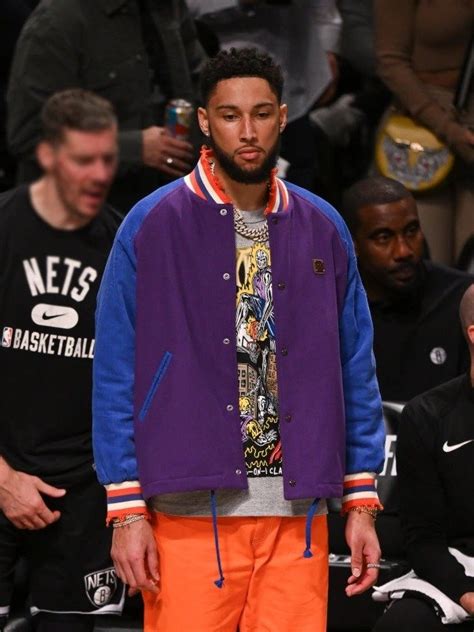 Ben Simmons NBA Brooklyn Nets Purple Bomber Jacket