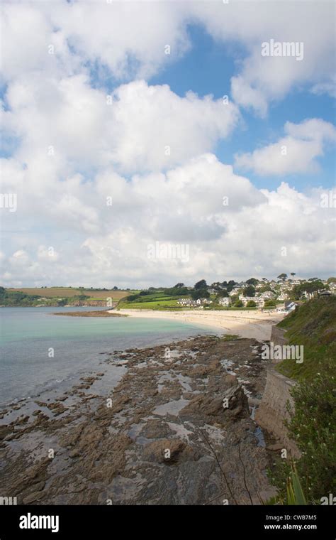 Gyllyngvase Beach Stock Photo - Alamy