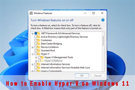 How to Enable Hyper-V on Windows 11? Here Are 3 Ways - MiniTool Partition Wizard