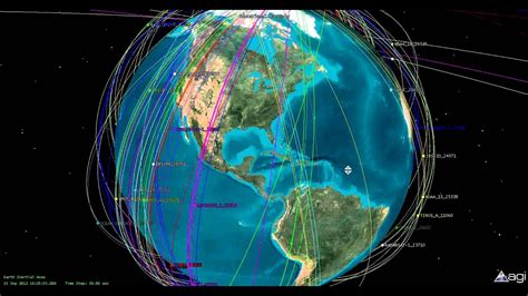 Earth with observation satellites - YouTube