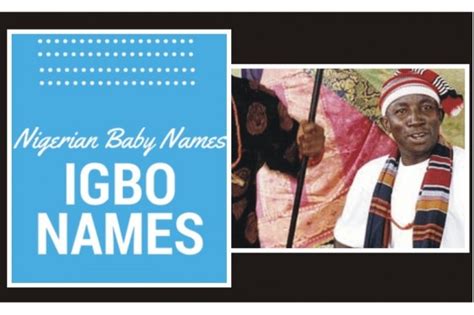 Igbo Names for Boys (and Their Meanings) – Nigerian Finder